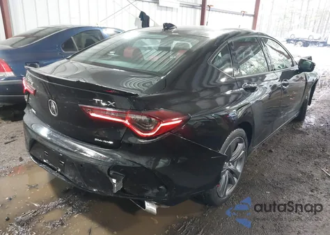 2022 Acura Tlx A-Spec Package из США, поврежденный, VIN 19UUB6F50NA000746